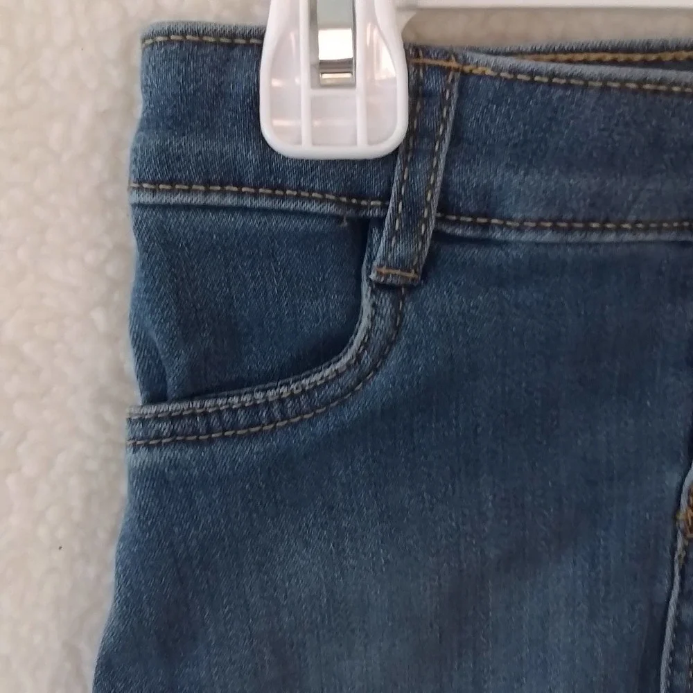 Carter's‎ Mini Jean Skirt Size 3T in Light Wash Denim w/ Adjustable Waist